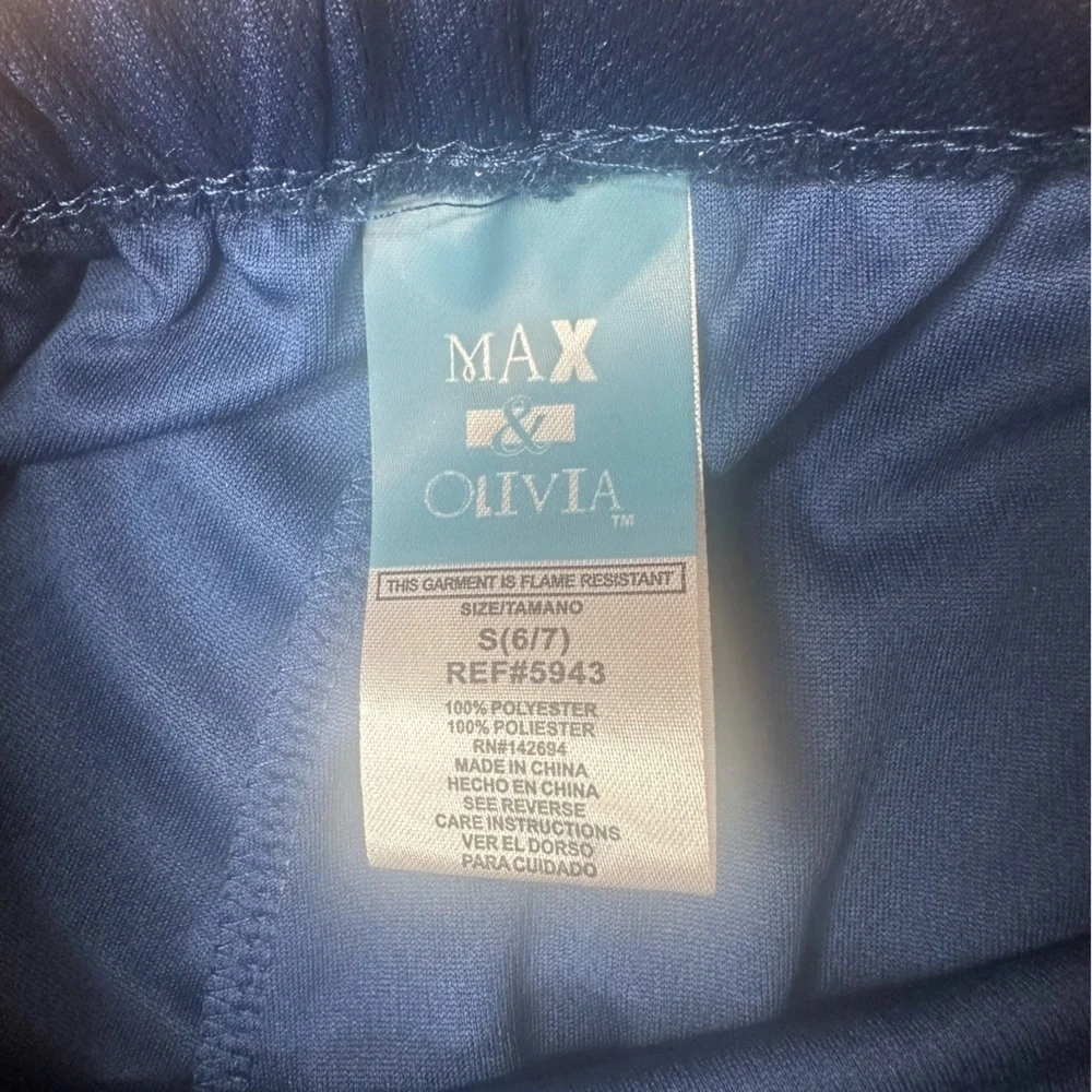 Max & Olivia Kids Boy's Whatever Blue Tank & Short Set Sleepwear Size S Small